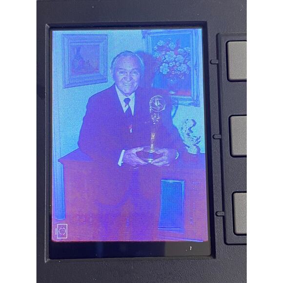 Vintage Ray Sebastian 1970 CBS Primetime Emmy Award 35mm Transparency Slide Pair - Picture 1 of 3